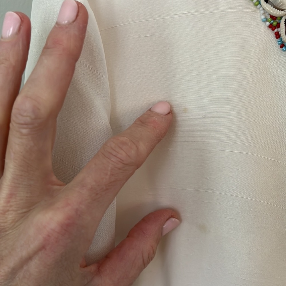 C.J. Laing Silk Tunic With Shell Border - image 3